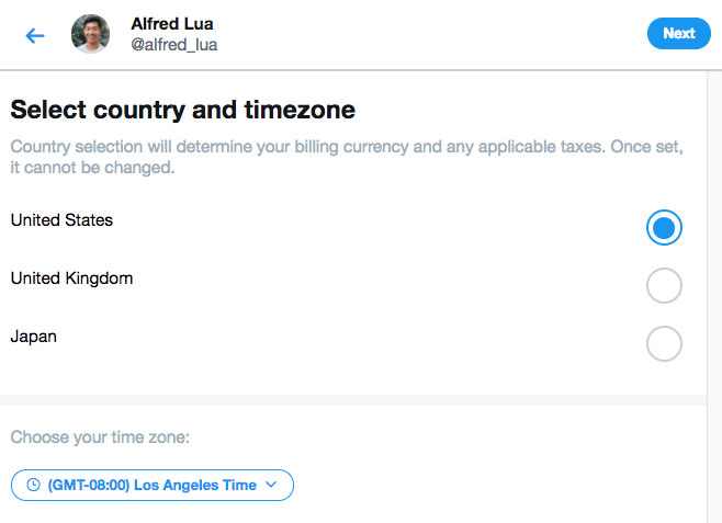 Twitter Promote Mode step 1 Twitter Promote Mode step 1