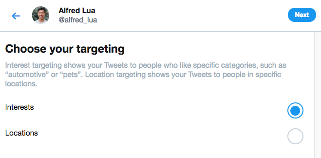 Twitter Promote Mode step 2 Twitter Promote Mode step 2