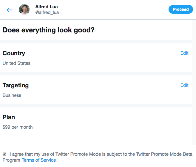 Twitter Promote Mode step 4 Twitter Promote Mode step 4
