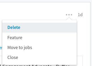 Delete LinkedIn post Delete LinkedIn post