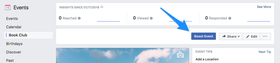 Facebook promote event Facebook promote event