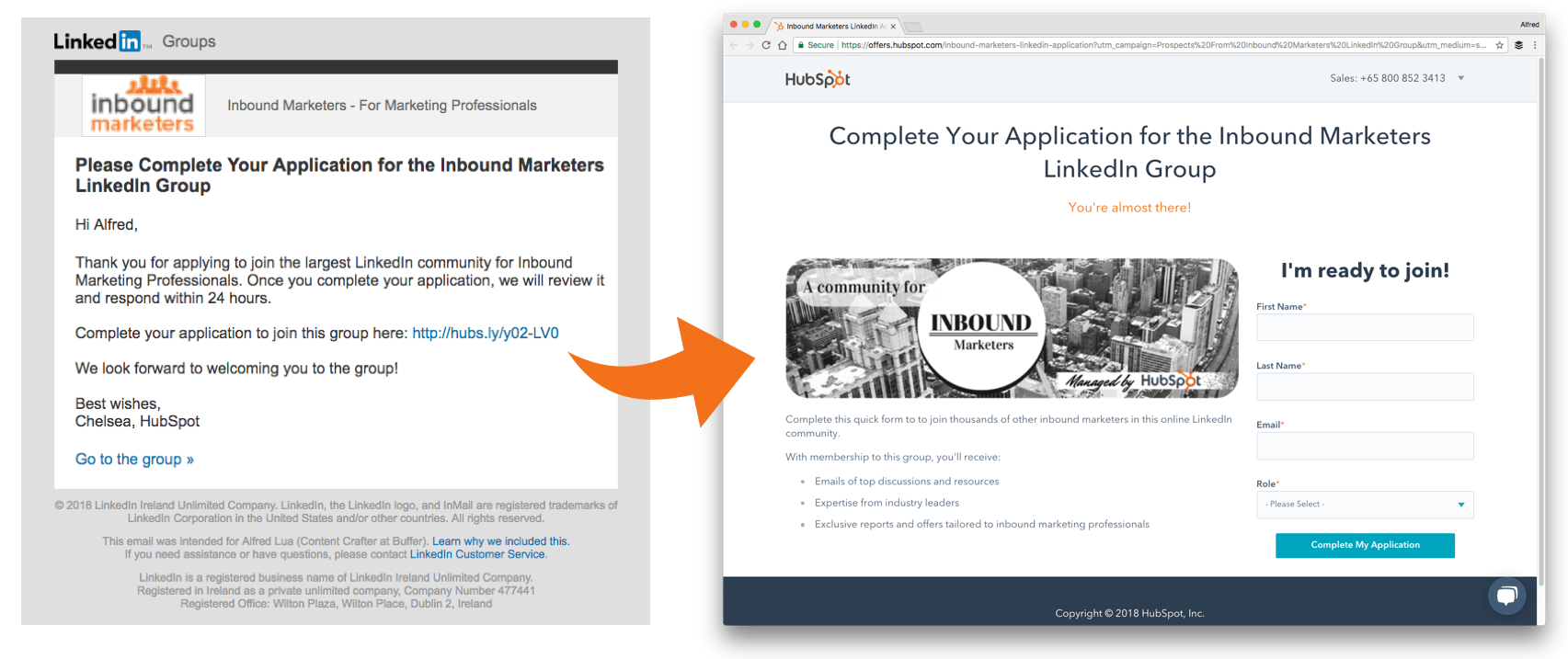 LinkedIn Group application LinkedIn Group application