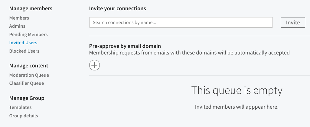 Invite your connections Invite your connections