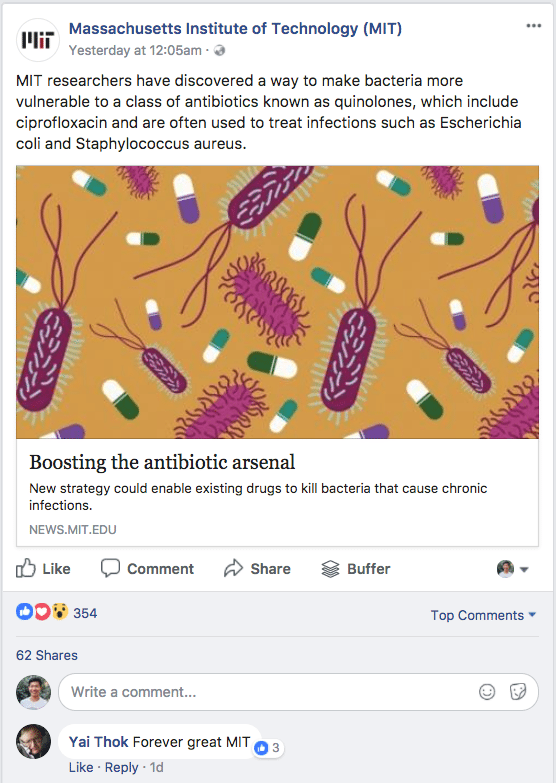 MIT Facebook post MIT Facebook post