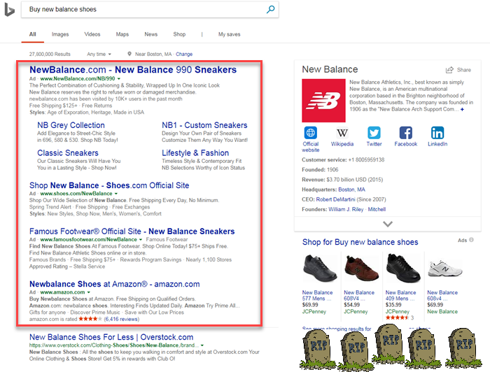 bing removes sidebar ads from the serp