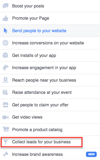 using facebook lead capture ads for webinar registrations