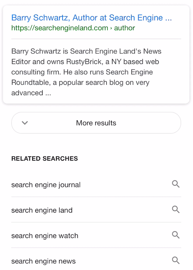 Google More Search Results Barry Schwartz
