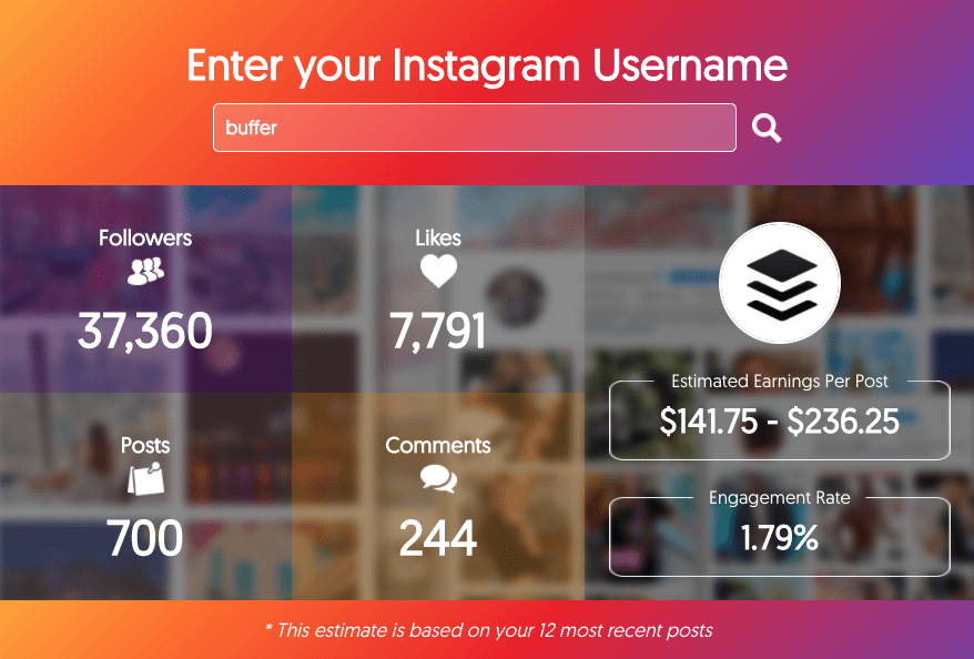 Instagram Money Calculator Instagram Money Calculator