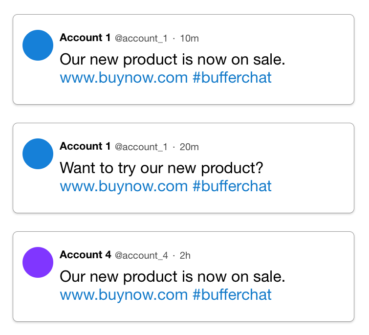 Multiple tweets on trending topic Multiple tweets on trending topic