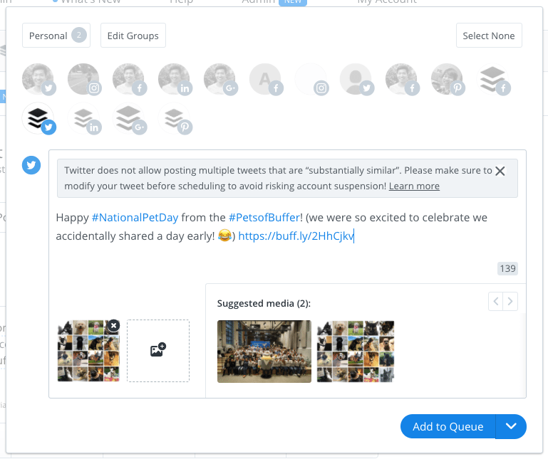 Re-Buffer example Re-Buffer example