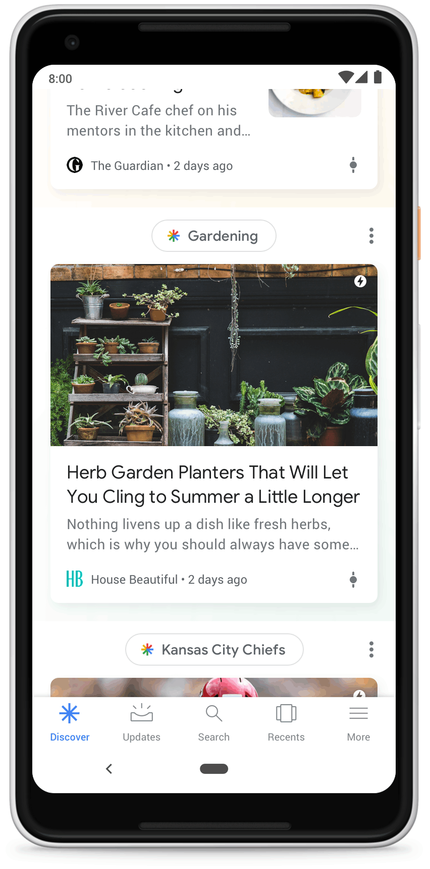 Google Discover Personalization