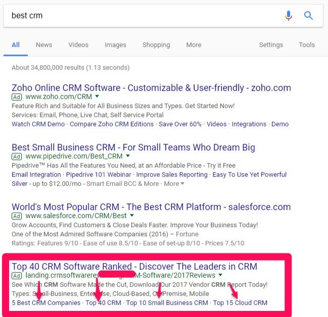 mobile conversion rate best crm search