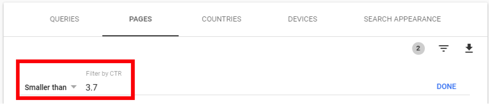 New Google Search Console Pages