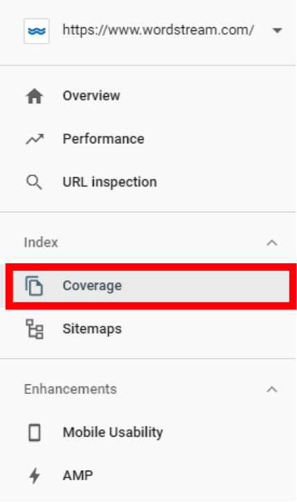 New Google Search Console Coverage
