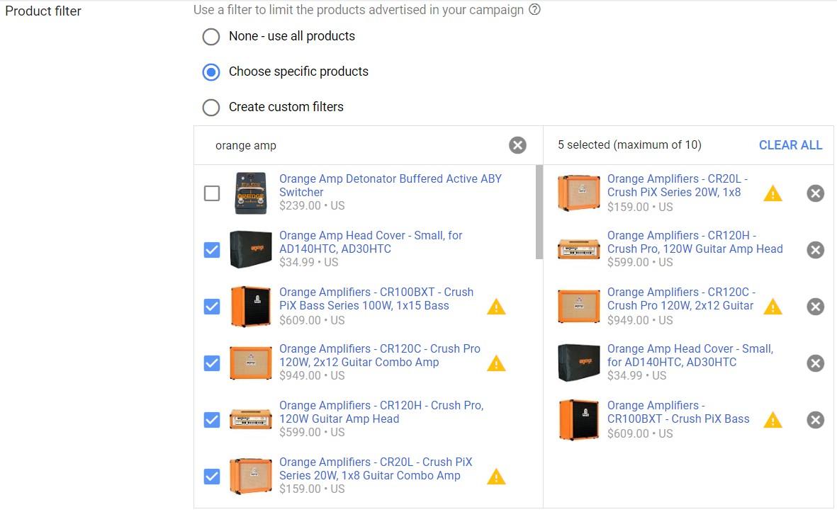 TrueBlue for Shopping out of stock warning