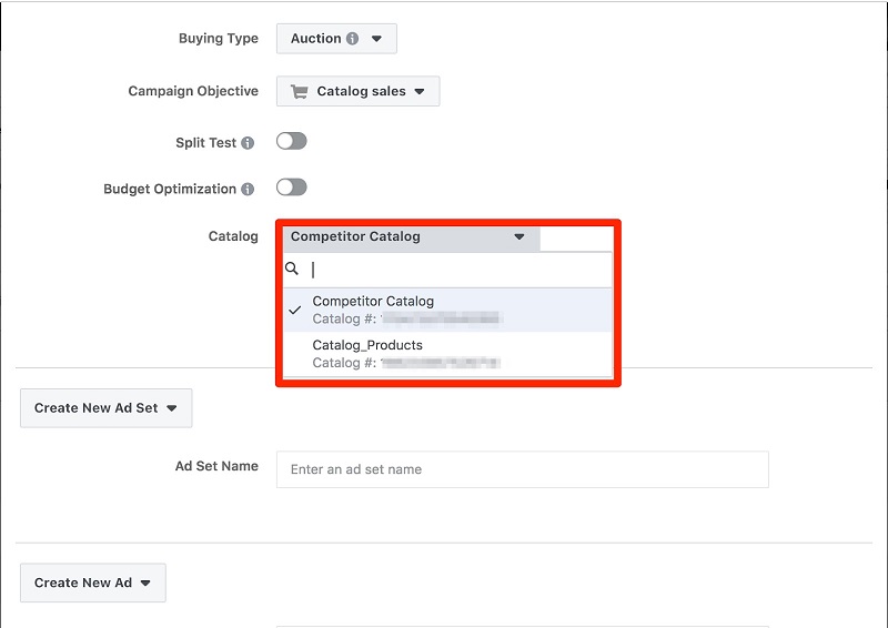 Facebook ad transparency ecommerce strategy competitor catalog