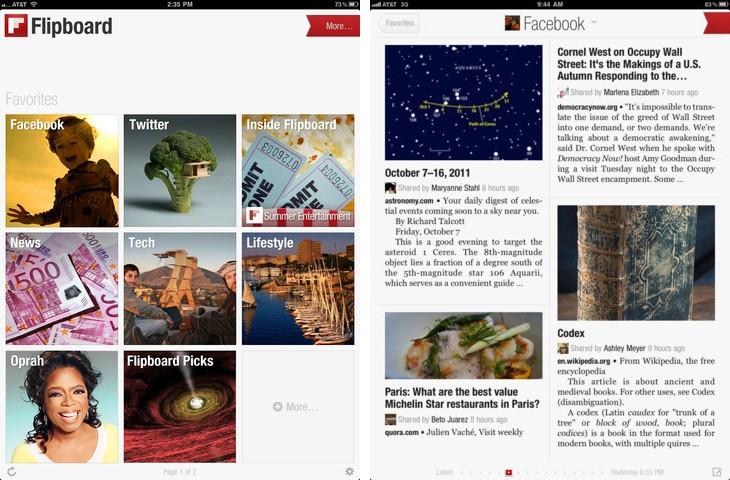 Manage social media accounts Flipboard