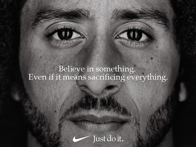 brand story Colin Kaepernick ad
