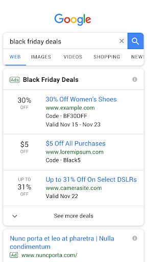 Black Friday Promotion Extensions Deals