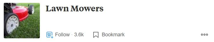 Quora Ads audience lawn mowers