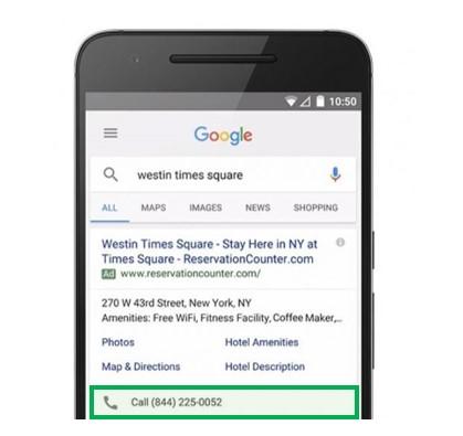automated ad extensions call extensions