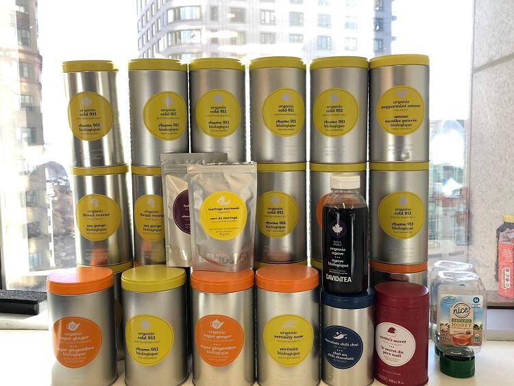 Patrick Henry's David's Tea collection