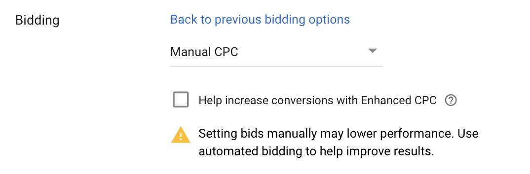 Manual Bidding