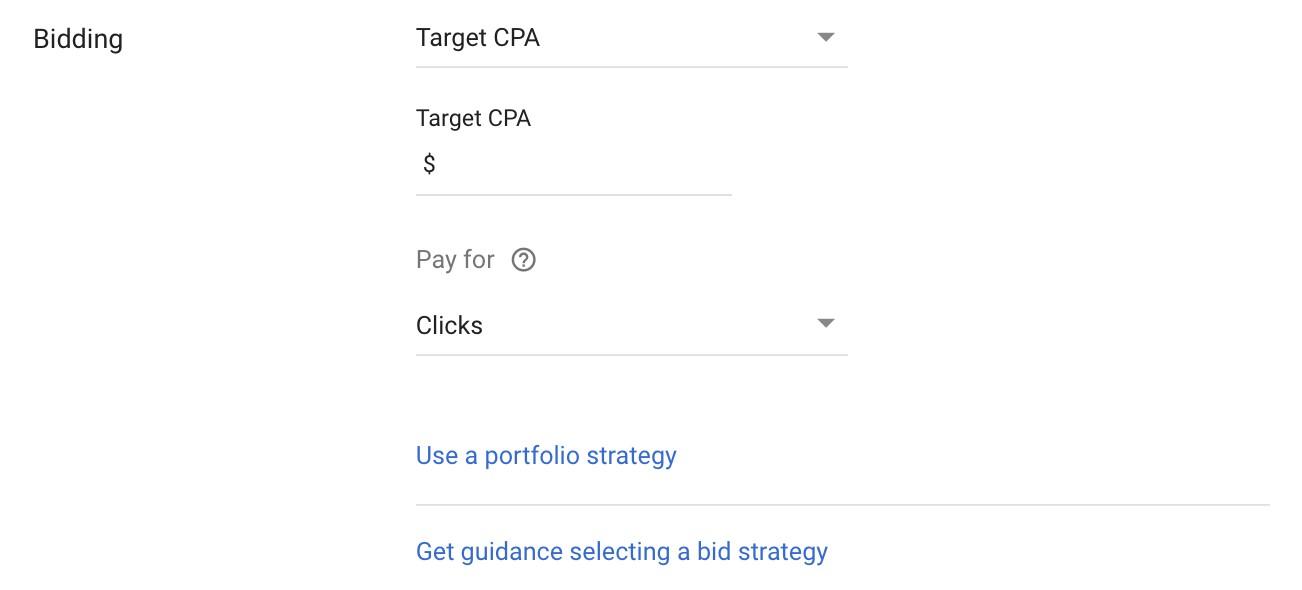 Target CPA