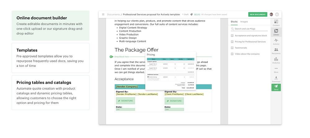 proposal generator PandaDoc