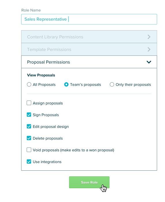 proposal generator tool Proposify team management offering