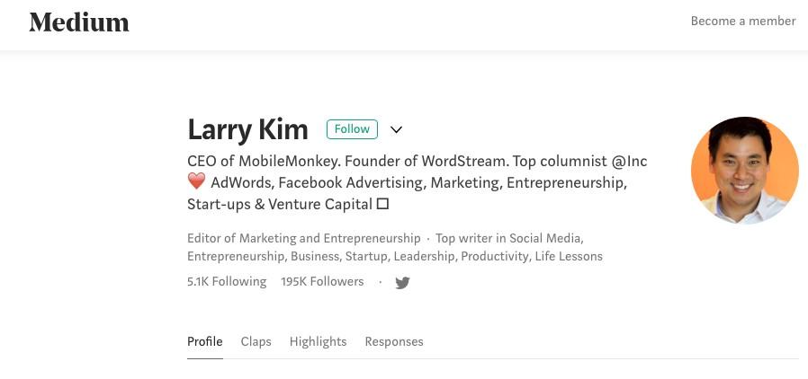 Larry Kim on Medium