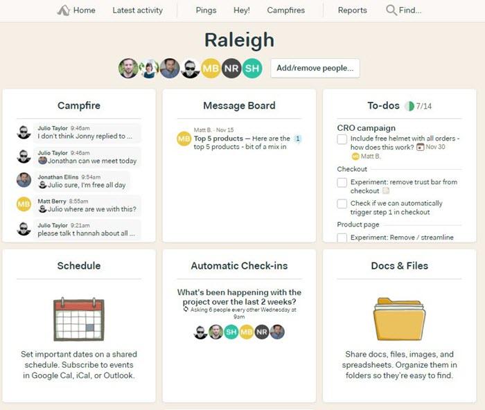 basecamp agency project management tool