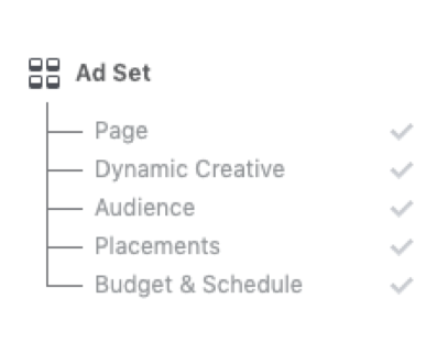 Facebook Lead Ads vs. Landing Pages Ad Set