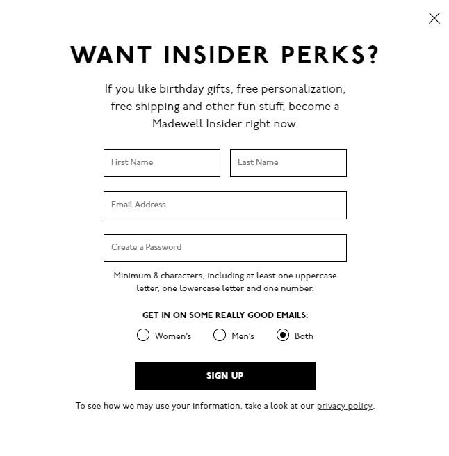 email validation for pop-up forms