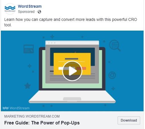 PPC ad for content download