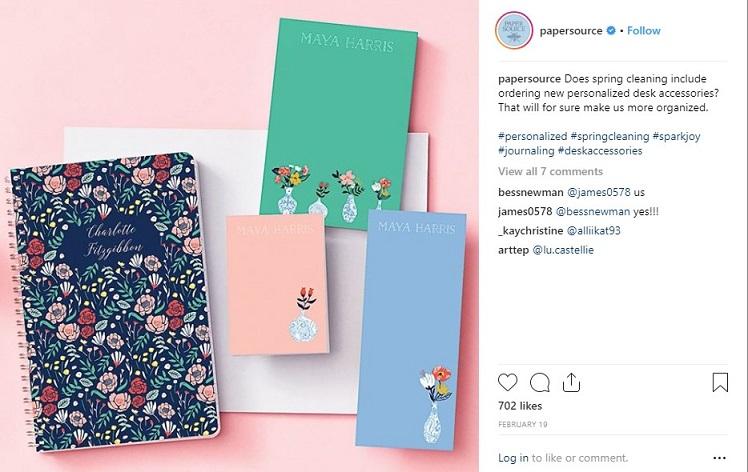 ecommerce Instagram post example