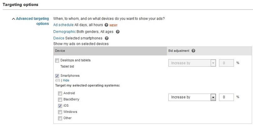 Bing ecommerce conversion rates