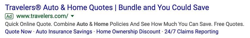 lead quality example of ad copy without qualifying language