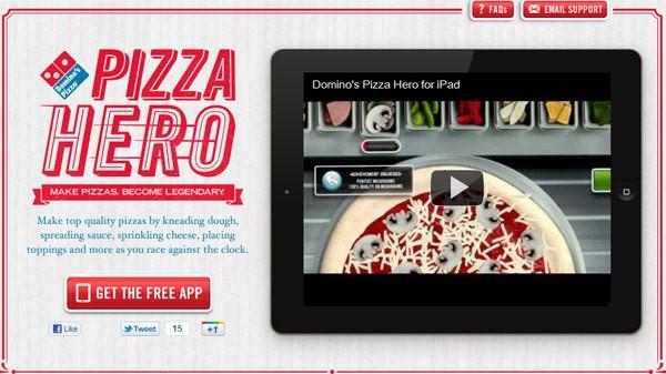 Domino's pizza hero