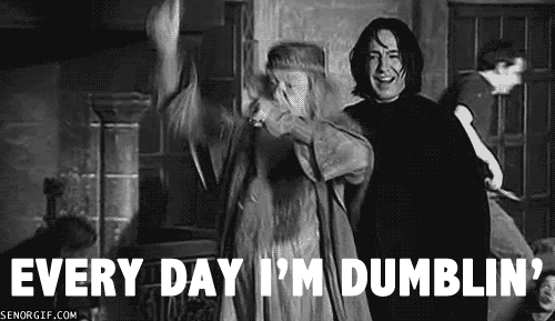 Dumbledore dancing gif