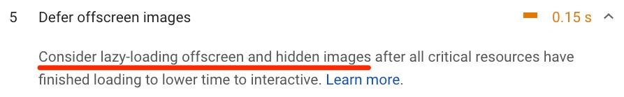 Lazy Loading Image SEO