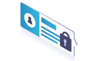 image of locked data