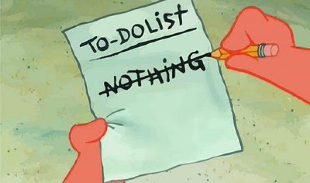 to do list with nothing crossed out