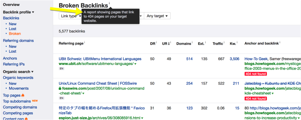 Arefs broken report
