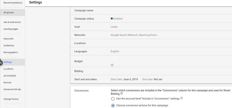 Google Ads manager