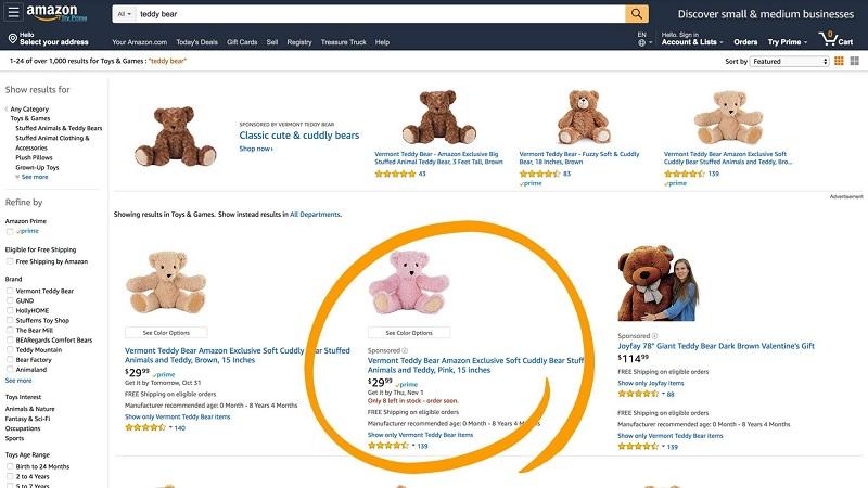 Amazon sponsored products