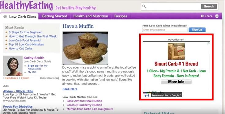 Google Display Network ad example