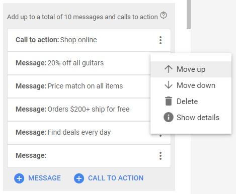 engagement ad messages