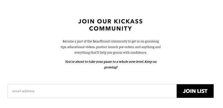 inbound lead generation email sign up