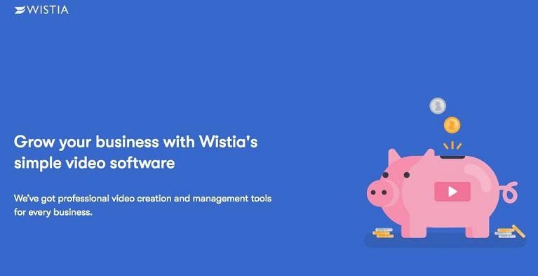 Wistia landing page